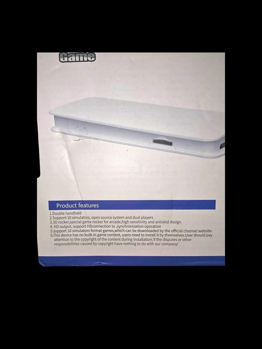Wireless 2.4G Game Console Controller - White